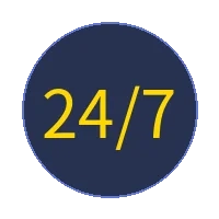 24小时7天在线客服图标